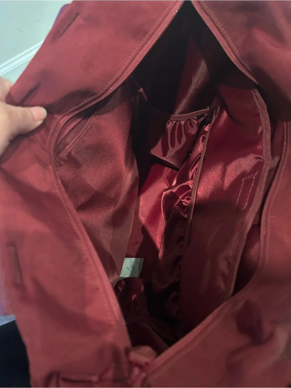 BEIS Sport Tote Burgundy - Picture 7 of 10